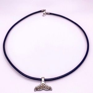 Whale tail necklace